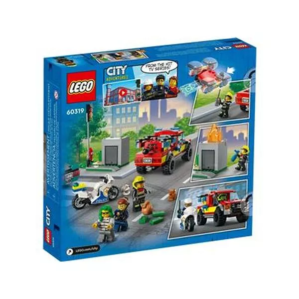 City 60319 Пожарная бригада и полицейская погоня