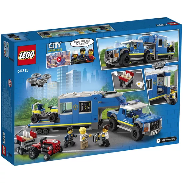 City 60315 Полицейский мобильный командный трейлер