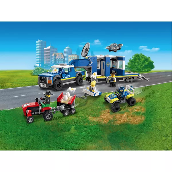 City 60315 Полицейский мобильный командный трейлер