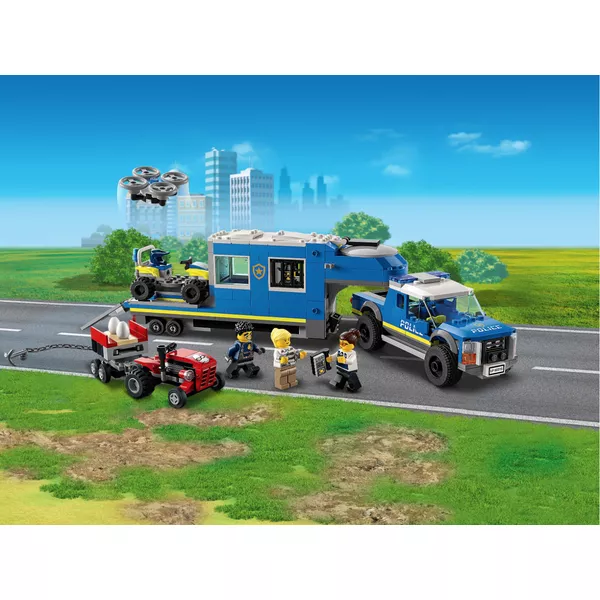 City 60315 Полицейский мобильный командный трейлер