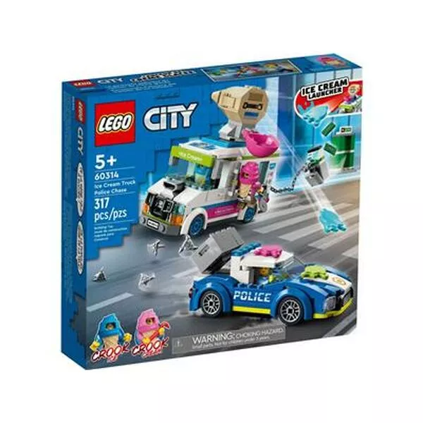 City 60314 Погоня полиции за грузовиком с мороженым