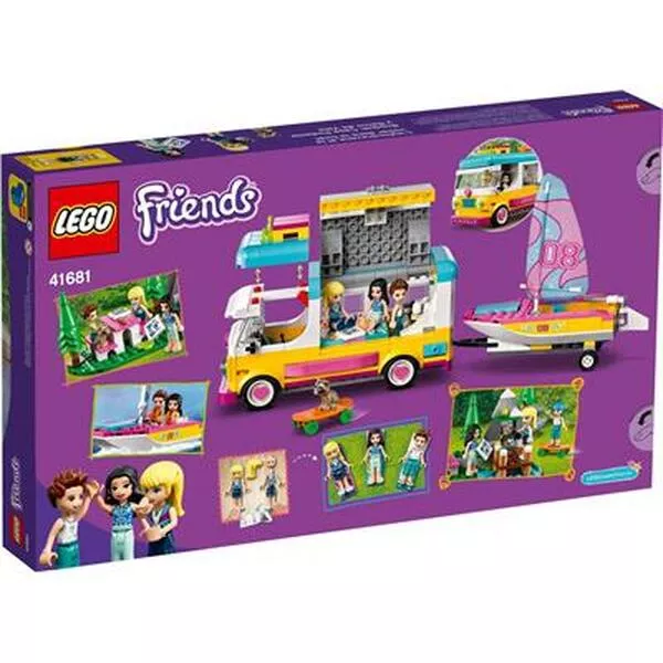 Friends 41681 Лесной дом на колесах и парусная лодка