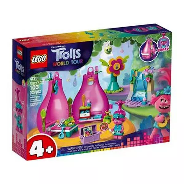 Trolls World Tour 41251 Домик-бутон Розочки