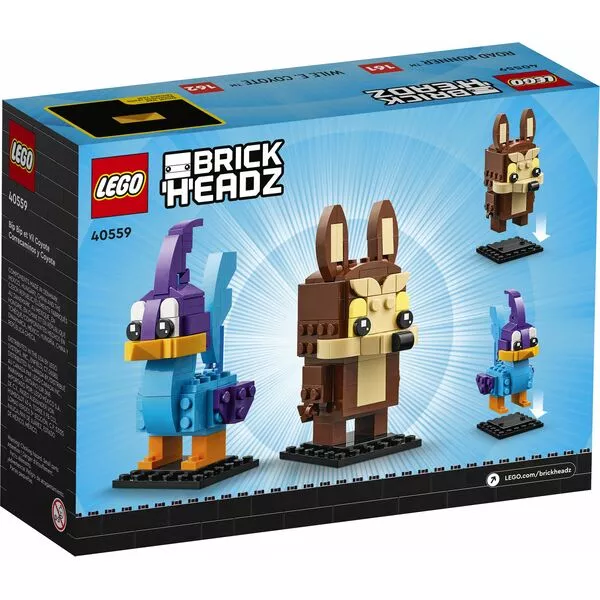 BrickHeadz 40559 Хитрый койот и Дорожный бегун
