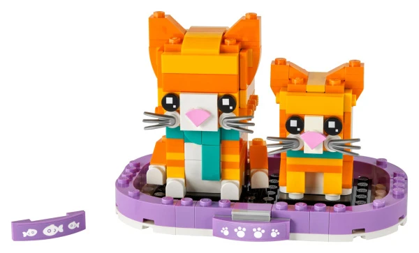 BrickHeadz 40480 Рыжий кот