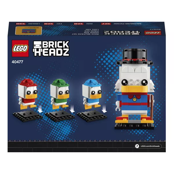 BrickHeadz 40477 Скрудж Макдак, Билли, Вилли и Дилли