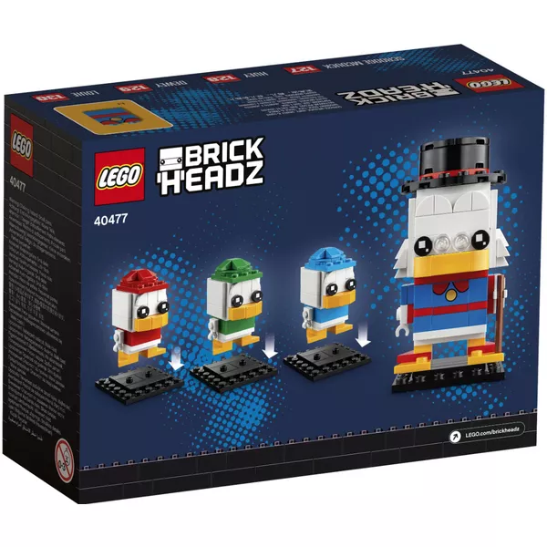 BrickHeadz 40477 Скрудж Макдак, Билли, Вилли и Дилли