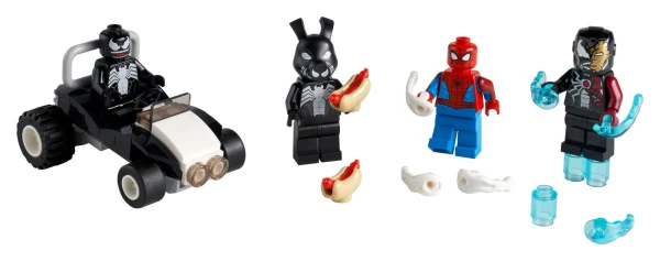 Super Heroes 40454 Человек-Паук против Венома и Железного Венома