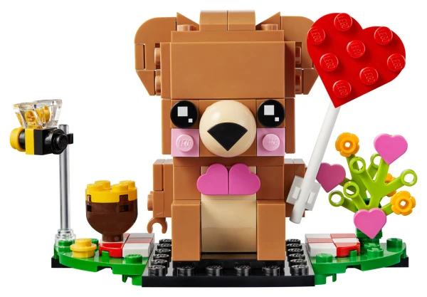 BrickHeadz 40379 Мишка на День св. Валентина