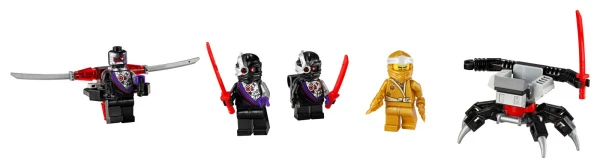 NINJAGO 40374 Набор дополнительных элементов «Золотой Зейн»