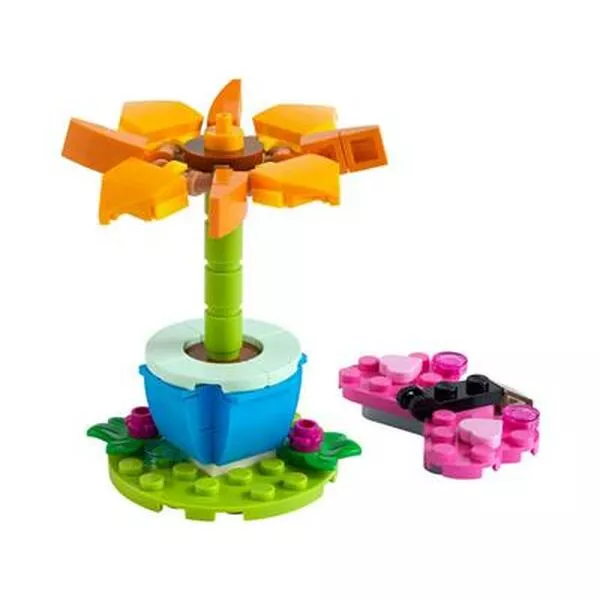 Promotional 30417 Садовый цветок и бабочка