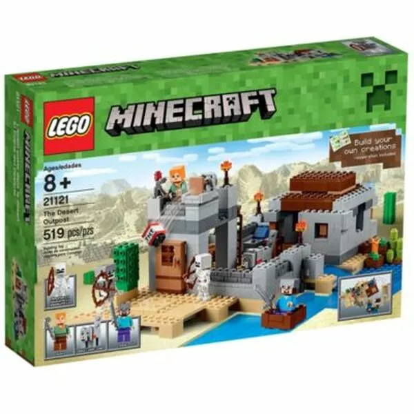 Minecraft 21121 Пустынная станция