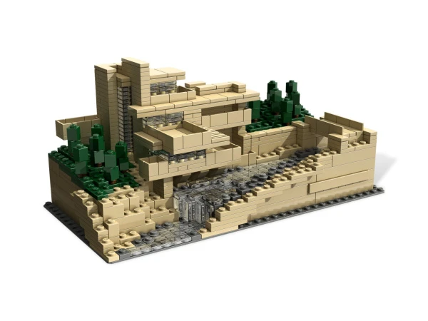 Architecture 21005 Дом над водопадом