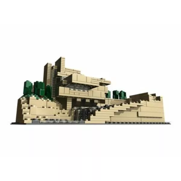 Architecture 21005 Дом над водопадом