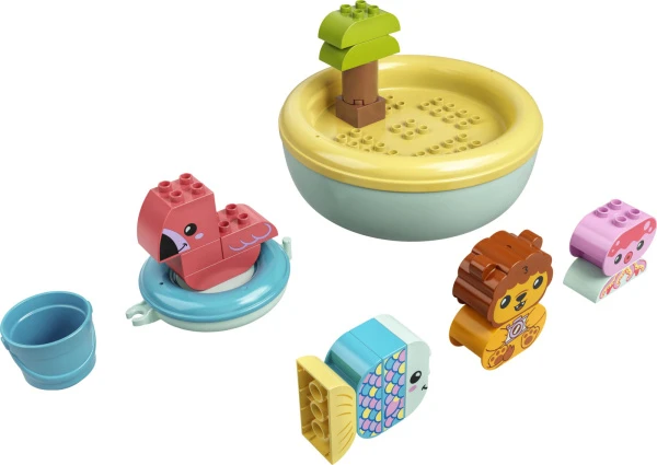 DUPLO 10966 Приключения в ванной: плавучий остров для зверей