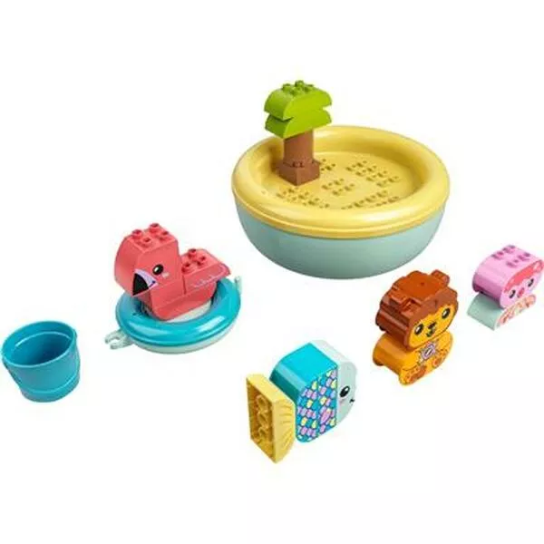 DUPLO 10966 Приключения в ванной: плавучий остров для зверей
