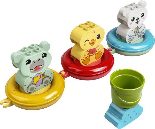 DUPLO 10965 Приключения в ванной: плавучий поезд для зверей