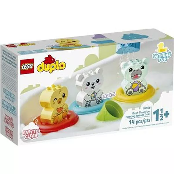 DUPLO 10965 Приключения в ванной: плавучий поезд для зверей