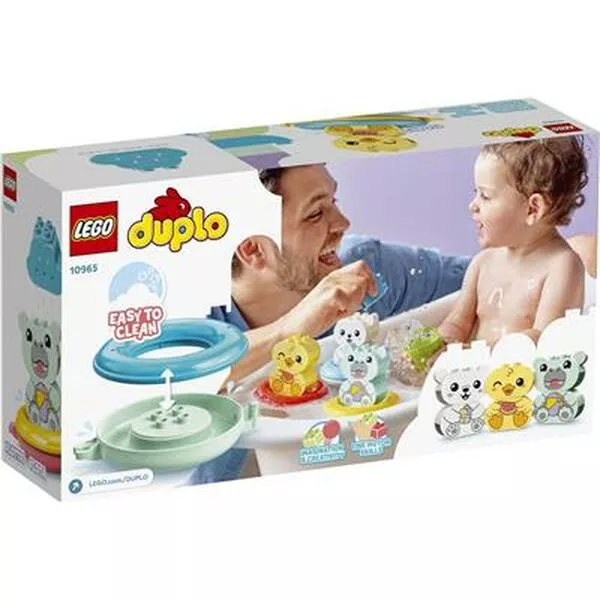DUPLO 10965 Приключения в ванной: плавучий поезд для зверей