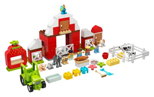 DUPLO 10952 Фермерский трактор, домик и животные