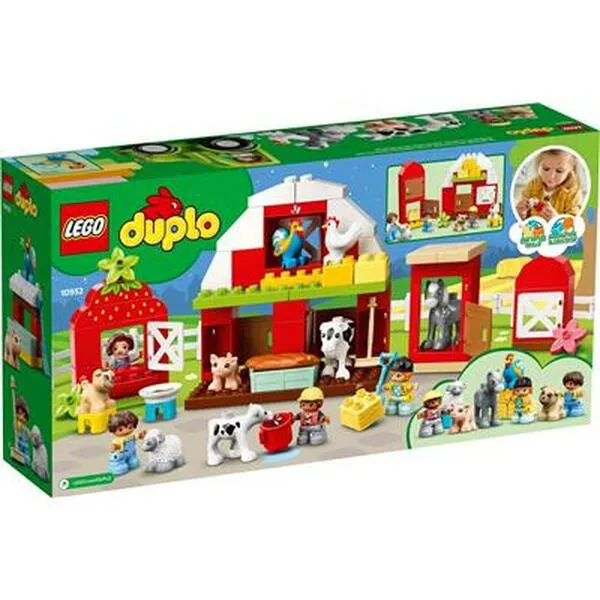 DUPLO 10952 Фермерский трактор, домик и животные