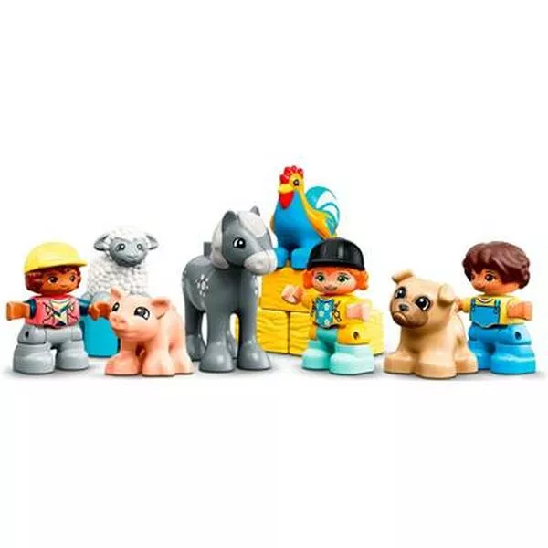 DUPLO 10952 Фермерский трактор, домик и животные