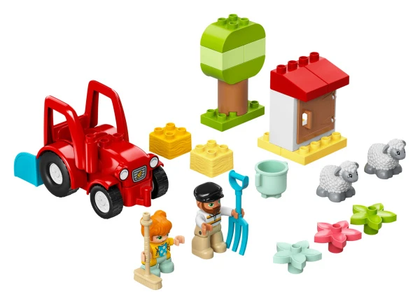 DUPLO 10950 Фермерский трактор и животные
