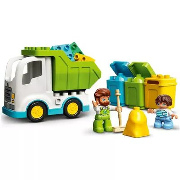 DUPLO 10945 Мусоровоз и контейнеры для раздельного сбора мусора