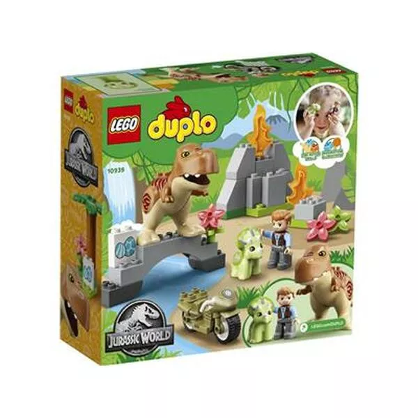 DUPLO 10939 Побег динозавров: тираннозавр и трицератопс