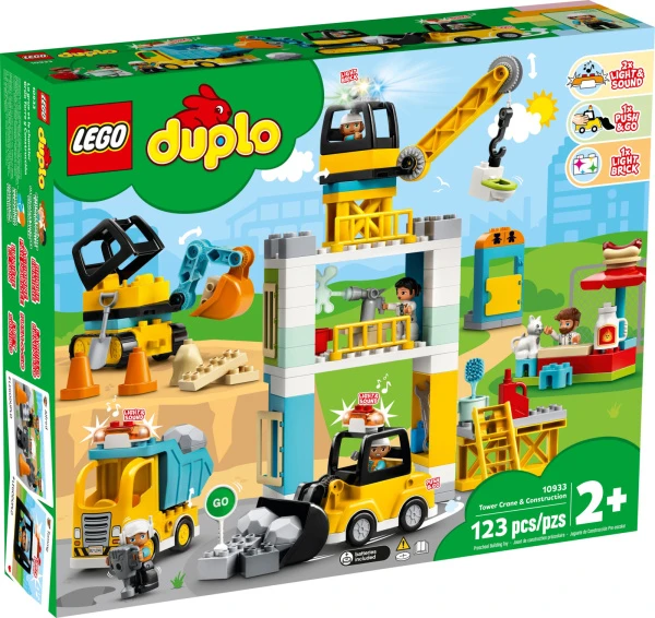 DUPLO 10933 Башенный кран на стройке