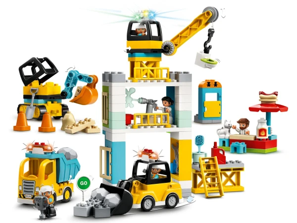 DUPLO 10933 Башенный кран на стройке