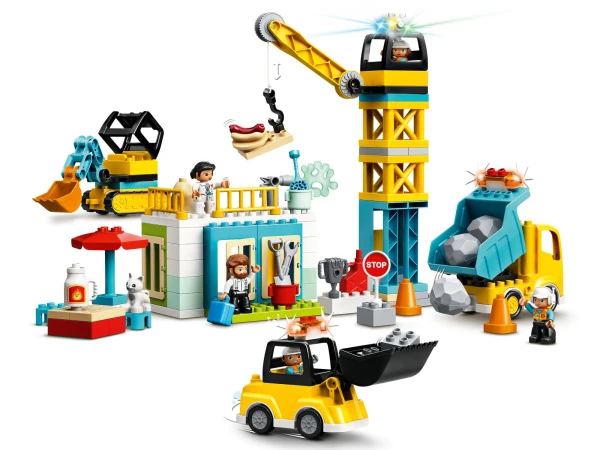 DUPLO 10933 Башенный кран на стройке
