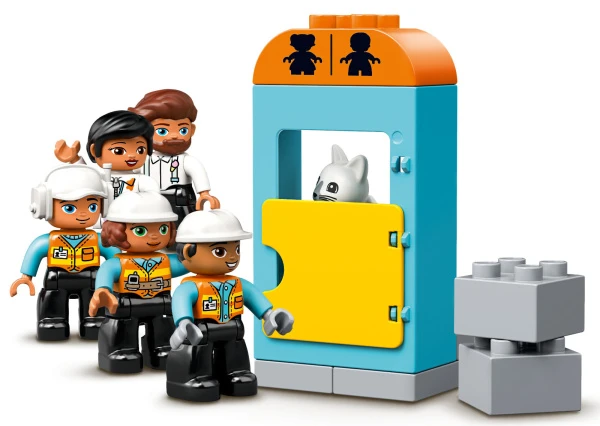 DUPLO 10933 Башенный кран на стройке