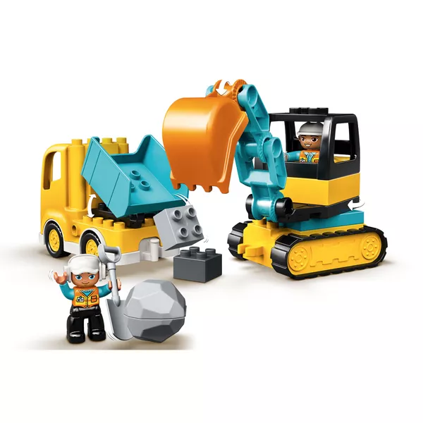DUPLO 10931 Грузовик и гусеничный экскаватор