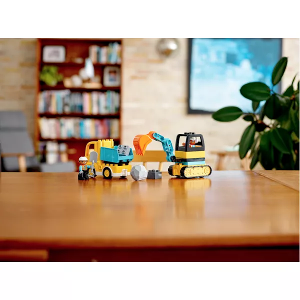 DUPLO 10931 Грузовик и гусеничный экскаватор