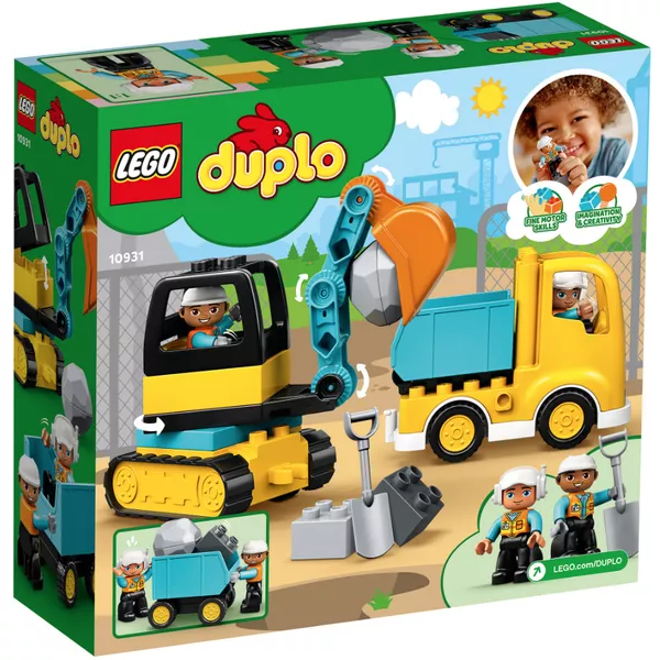 DUPLO 10931 Грузовик и гусеничный экскаватор