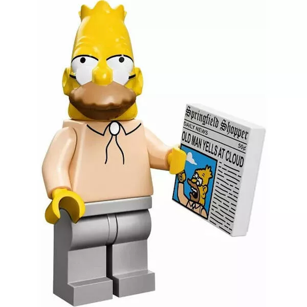 Minifigures 71005-6 Дед (Абрахам Симпсон)