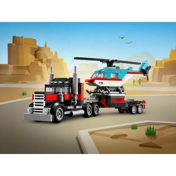 Creator 31146 Грузовик-платформа с вертолетом