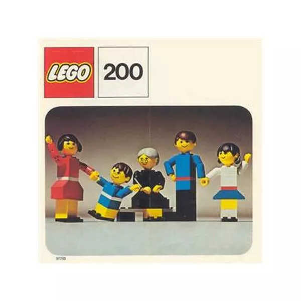 Building Set with People 200 Family