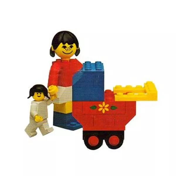 Building Set with People 208 Mother with Baby