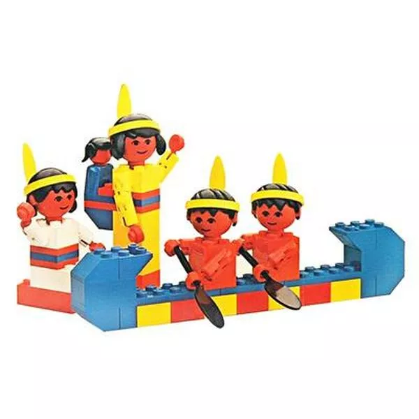 Building Set with People 215 Red Indians