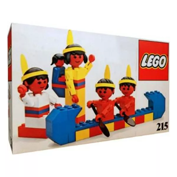 Building Set with People 215 Red Indians