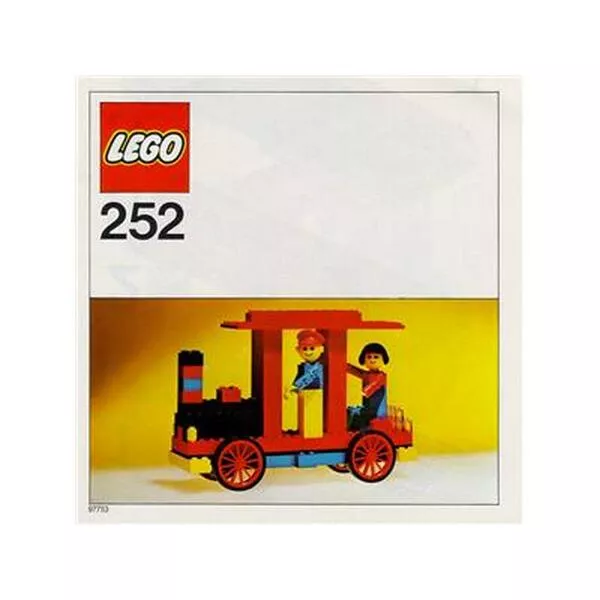 Building Set with People 252 Locomotive with Driver and Passenger