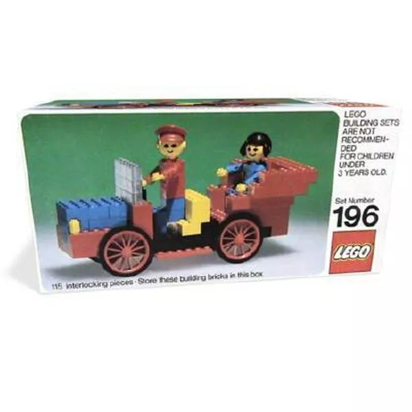 Building Set with People 196 Antique Car