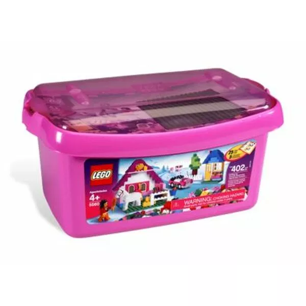 Bricks and More 5560 Large Pink Brick Box