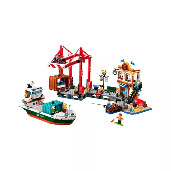 City 60422 Морской порт с грузовым судном