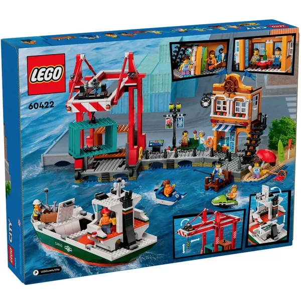City 60422 Морской порт с грузовым судном