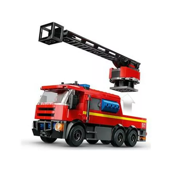 City 60414 Fire Station with Fire Engine