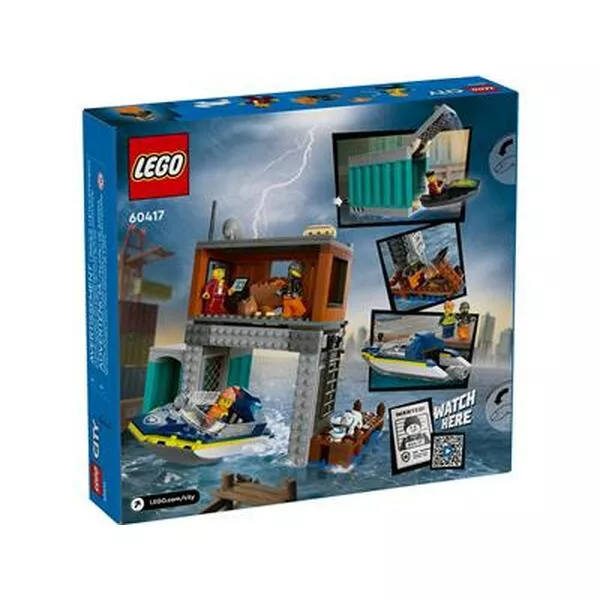 City 60417 Police Speedboat and Crooks' Hideout
