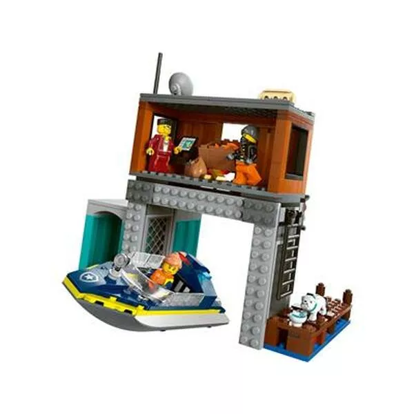 City 60417 Police Speedboat and Crooks' Hideout